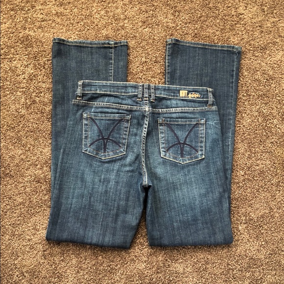 Kut From The Kloth, Size 8 EUC, Bootcut Jeans Dark Wash - Picture 2 of 8
